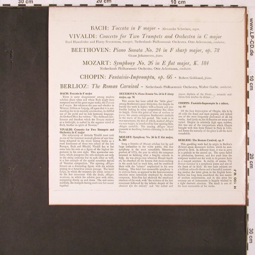 V.A.Muzikale Meesterwerken: Bach, Vivaldi,Beethoven.., MMS(M 100 W-F), Serie N.V.,  - 10inch - K63 - 6,00 Euro