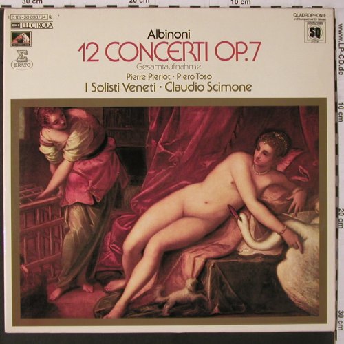 Albinoni,Tomaso: 12 Concerti op.7, Gesamtaufn., Foc, EMI Electrola(C 187-30 893/94), D, 1975 - 2LP - K662 - 9,00 Euro