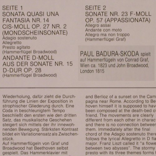 Beethoven,Ludwig van: Mondschein Sonate d-moll op.28/Appa, Harmonia Mundi(065-99 769), D, m--/m-,  - LP - K663 - 6,00 Euro