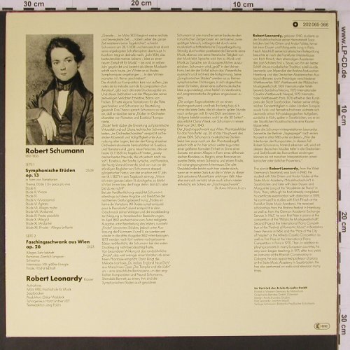 Schumann,Robert: Symphonische Etüden op.13, op.26, Eurodisc(202 065-366), D, 1980 - LP - K685 - 9,00 Euro