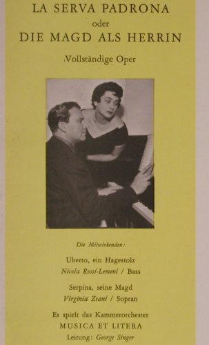 Pergolesi,Giovanni Battista: La Serva Padrona, Musica et litera(MEL 7005), DK,  - LP - K687 - 12,50 Euro