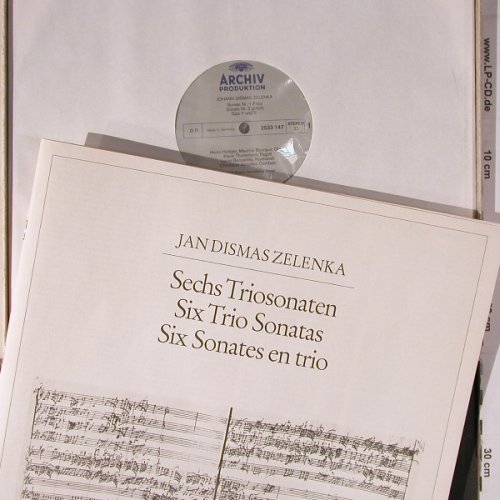 Zelenka,Jan Dismas: 6 Trio Sonaten, Box, Archiv(2708 027), D, 1973 - 2LP - K692 - 20,00 Euro