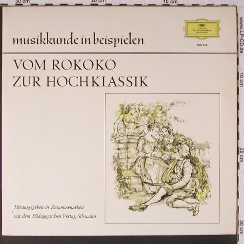 V.A.Musikkunde in Beispielen: Variation,Sonatenf., Musikepochen 3, D.Gr./Schwann(136 318), D, Ri,1972,  - LP - K700 - 7,50 Euro