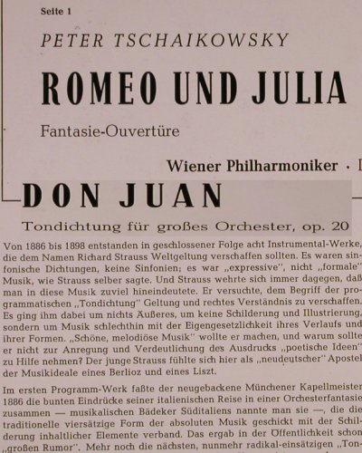 Tschaikowsky,Peter / R.Strauss: Rome und Julia / Don Juan, Decca(LXT 5629), D,  - LP - K711 - 9,00 Euro