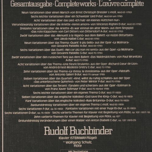Beethoven,Ludwig van: Klaviervariationen, Box (like new), Telefunken(6.35289 FK), D, 1976 - 6LP - K716 - 30,00 Euro