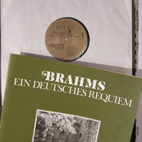 Brahms,Johannes: Ein Deutsches Requiem & Orgelwerke, Harmonia Mundi(157-99 703/04), D, Box, 1976 - 2LP - K723 - 12,50 Euro