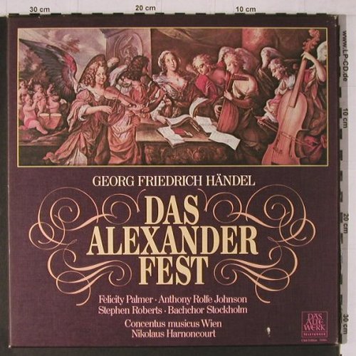 Händel,Georg Friedrich: Das Alexanderfest, Ges.Aufn., engl., Telefunken, Club Ed.(34 863 1), D, Box, 1978 - 2LP - K752 - 9,00 Euro