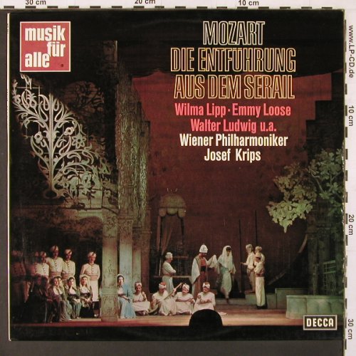 Mozart,Wolfgang Amadeus: Die Entführung aus dem Serail-Arien, Decca(ND 251), D, Mono,  - LP - K75 - 6,00 Euro