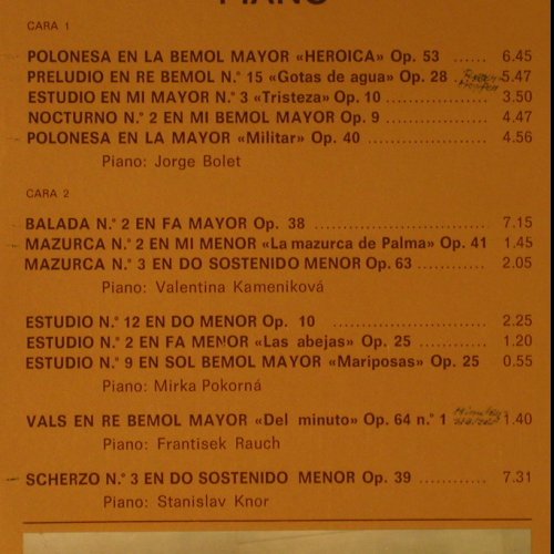 Chopin,Frederic: Valldemossa 1838-1839 Mallorca, Artiphon(LP-PR 209), E, m~/vg+, 1975 - LP - K761 - 6,00 Euro