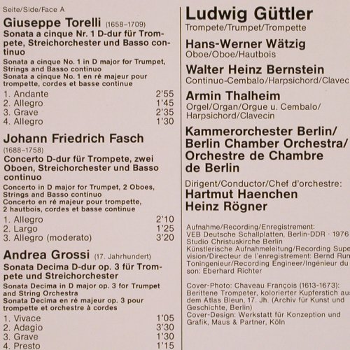 Güttler,Ludwig: Virtuose Trompetenkonzerte, m-/vg+, Capriccio(C 12 422), D, 1984 - LP - K834 - 6,00 Euro