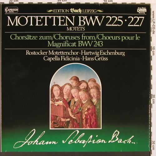 Bach,Johann Sebastian: Motetten BWV 225, 227, Capriccio, Club Ed.(41 571 1), D, Foc, 1984 - LP - K847 - 7,50 Euro