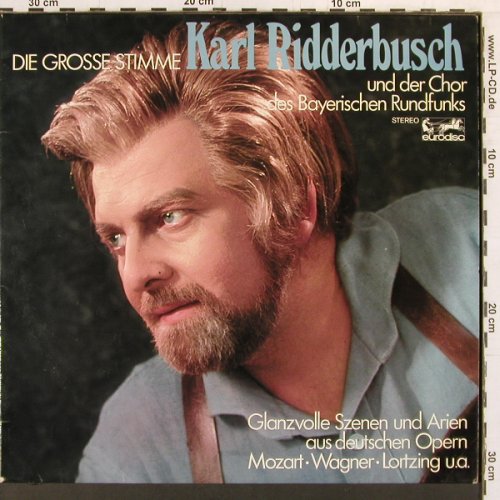 Ridderbusch,Karl: Die grosse Stimme, Eurodisc(87 559 KR), D,  - LP - K848 - 6,00 Euro