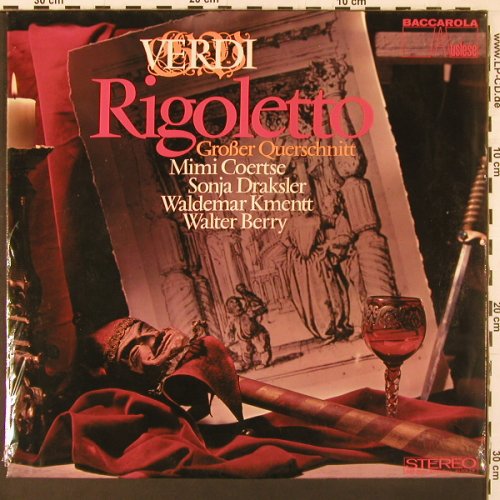 Verdi,Giuseppe: Rigoletto - Gr.Querschnitt, FS-New, Baccarola(80 004 ZR), D,  - LP - K86 - 7,50 Euro