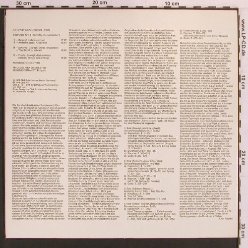 Bruckner,Anton: Sinfonie Nr.4 Es-dur, CBS(CBS 61 631), D, 1975 - LP - K874 - 7,50 Euro