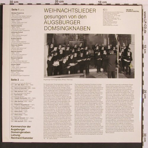 Augsburger Domsingknaben: Ein Kind ist uns Geboren, Foc, Harmonia Mundi(HM 896), D, 1988 - LP - K878 - 6,00 Euro