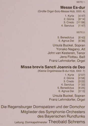 Haydn,Joseph: Messe Es-dur,Große Orgel-Solo Messe, D.Gr. Resonance(2535 448), D, Ri, 1982 - LP - K899 - 7,50 Euro