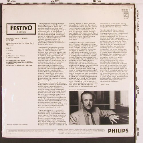 Beethoven,Ludwig van: Klavierkonzert Nr.5, FS-New, Philips(6570 086), NL,  - LP - K921 - 9,00 Euro