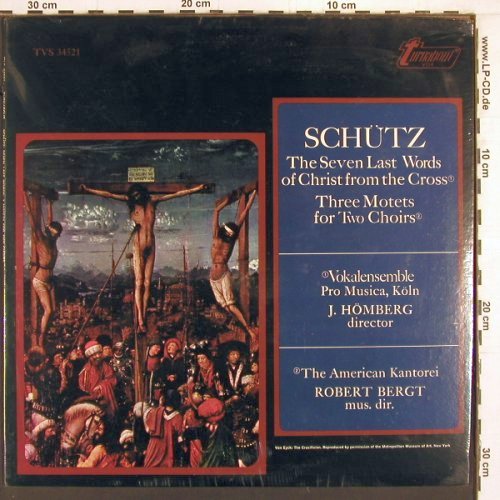 Schütz,Heinrich: The seven last Words of Christ fr.., Turnabout Vox(TV-S 34521), US, FS-New, 1972 - LP - K924 - 12,50 Euro