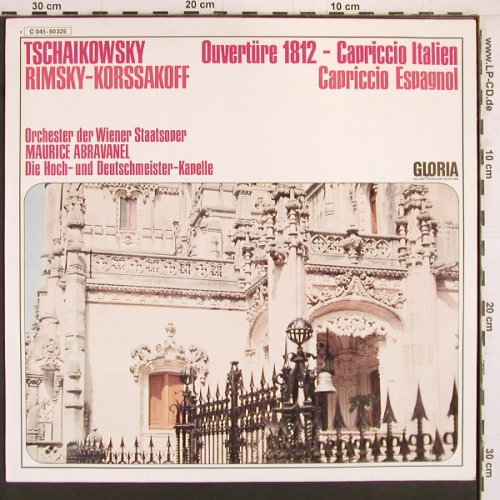 Tschaikowsky,Peter/Rimsky-Korssak.: Ouvertüre 1812 / Capriccio Espagnol, Gloria(C 045-90 325), D,  - LP - K990 - 7,50 Euro