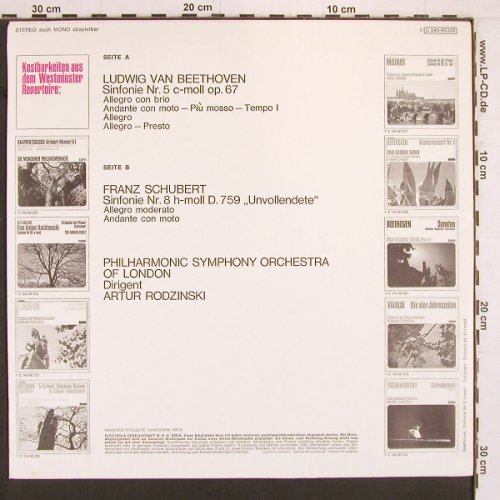 Beethoven,Ludwig van / Schubert: Sinfonie Nr.5 / Sinfonie Nr.8, Gloria(C 045-90 320), D,  - LP - K995 - 7,50 Euro