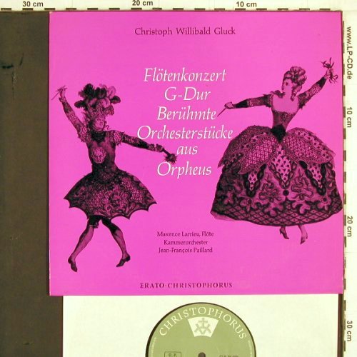 Gluck,Christoph Willibald: Flötenkonzert G-Dur,..aus Orpheus, Christophorus/Erato(CLP 75 508), D,  - 10inch - L1065 - 5,00 Euro