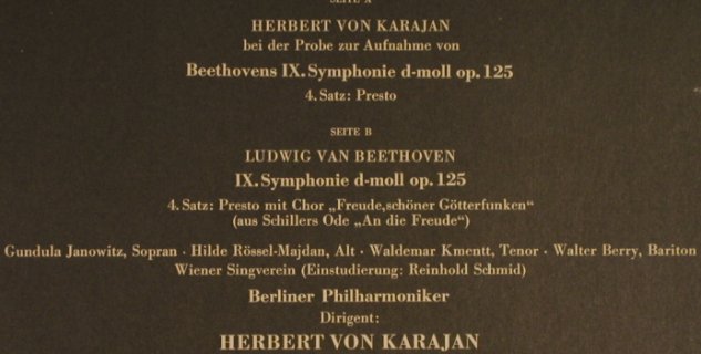 Beethoven,Ludwig van: Freude,schöner Götterfunken, D.Gr.(643 201), D, Foc, 1968 - LP - L1090 - 20,00 Euro