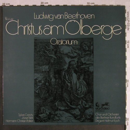 Beethoven,Ludwig van: Christus am Ölberge-Oratorium, Eurodisc(80 285 XK), NL,  - LP - L1106 - 9,00 Euro
