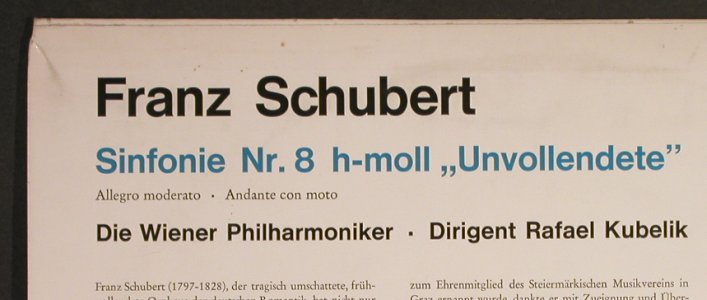 Schubert,Franz: Sinfonie Nr.8 h-moll (Unvollendete), Electrola/Meisterwerk 39(70 439), D,  - 10inch - L1136 - 5,00 Euro