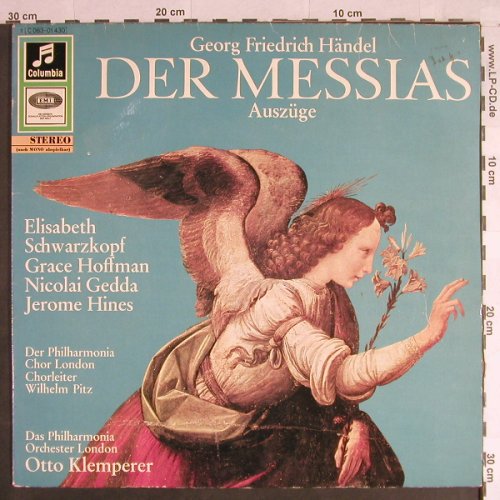 Händel,Georg Friedrich: Der Messias - Auszüge, m-/vg+, EMI(C 063-01 430), D, Ri, 1965 - LP - L1195 - 5,00 Euro