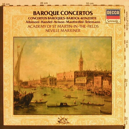 V.A.Baroque Concertos: Albinoni,Handel,Avison,Manfredini.., Decca  Serenata(6.42755 BH), D,Ri, 1982 - LP - L1227 - 5,00 Euro