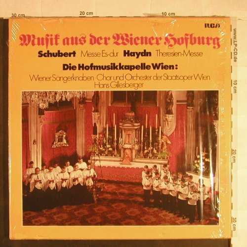 V.A.Musik aus der Wiener Hofburg: Schubert,Messe es-dur/Haydn,Teresie, RCA, Box(26.35126 EX), D, FS-New, 1976 - 2LP - L1229 - 9,00 Euro