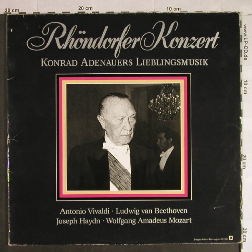 V.A.Rhöndorfer Konzert: Konrad Adenauers Lieblingsmusik,Foc, Philips(0647 176), D, m-/vg+,  - 2LP - L1234 - 5,00 Euro
