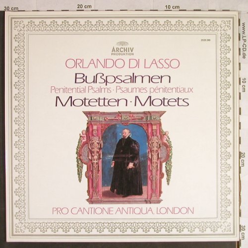 Di Lasso,Orlando: Bußpsalmen, Foc, Archiv(2533 290), D, 1975 - LP - L1252 - 6,00 Euro