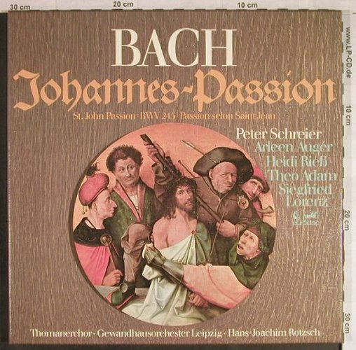 Bach,Johann Sebastian: Johannes-Passion, Box, Eurodisc(SQ 88 307 XGK), D, 1976 - 3LPQ - L1266 - 14,00 Euro