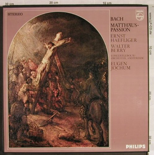 Bach,Johann Sebastian: Matthäus-Passion,Box, Philips(835 372/75 AY), NL,  - 4LP - L1269 - 17,50 Euro