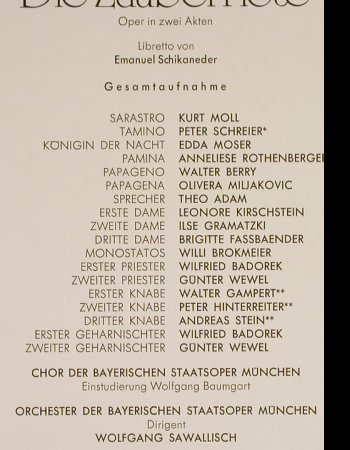 Mozart,Wolfgang Amadeus: Die Zauberflöte, Box, m /vg+, EMI(157-30 154/56 Q), D, 1973 - 3LPQ - L1278 - 9,00 Euro