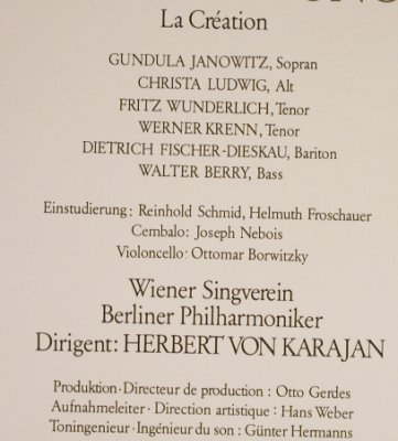 Haydn,Joseph: Die Schöpfung, Box, Club SonderAufl, D.Gr.(172 764/65), D,  - 2LP - L1280 - 7,50 Euro