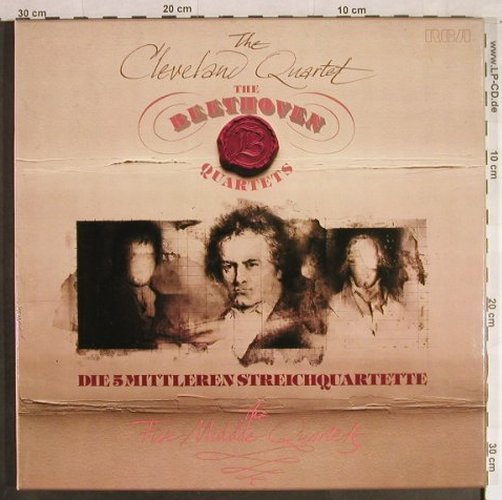 Beethoven,Ludwig van: Die fünf Mittleren Streichquartette, RCA Red Seal(RL 03010), D, Box, 1979 - 4LP - L1301 - 25,00 Euro
