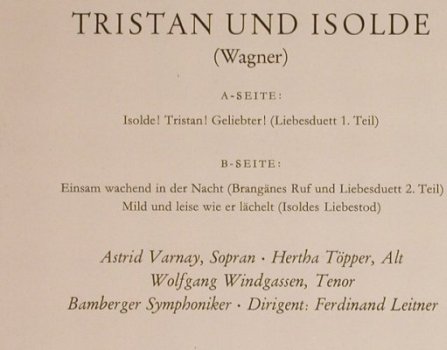 Wagner,Richard: Tristan Und Isolde, Liebesduett..., D.Gr.(LPEN 19 193), D, m/vg+, 1966 - LP - L1318 - 9,00 Euro