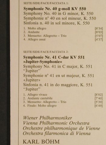 Mozart,Wolfgang Amadeus: Sinfonien Nr.40 & 41, D.Gr(2530 780), D, 1977 - LP - L1328 - 6,00 Euro