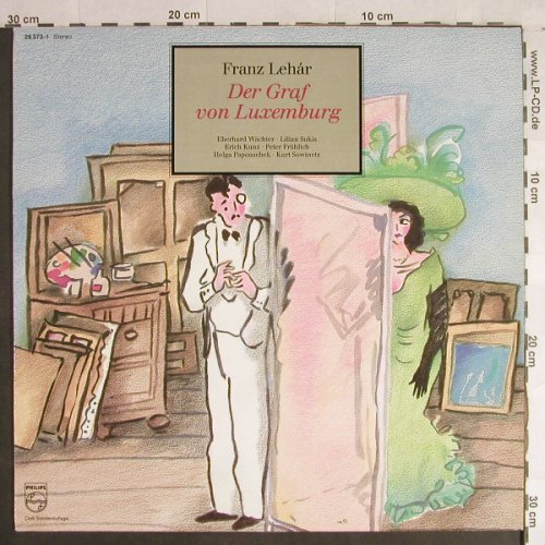 Lehar,Franz: Der Graf Von Luxemburg, Club-Ed., Philips(26 373-1), D, 1987 - LP - L1375 - 5,00 Euro
