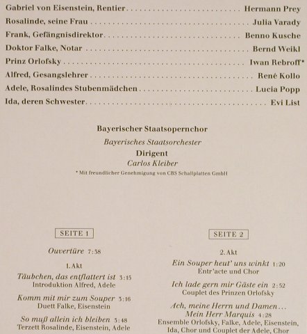 Strauß,Johann: Die Fledermaus, Club-Ed., D.Gr.(26 360-8), D, 1987 - LP - L1379 - 5,00 Euro