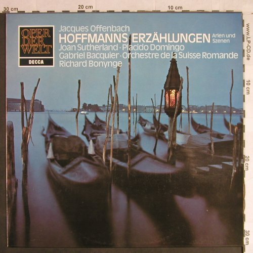 Offenbach,Jacques: Hoffmann's Erzählungen,Arien,Szenen, Decca Oper der Welt(6.41626 AN), D, 1972 - LP - L1382 - 5,00 Euro