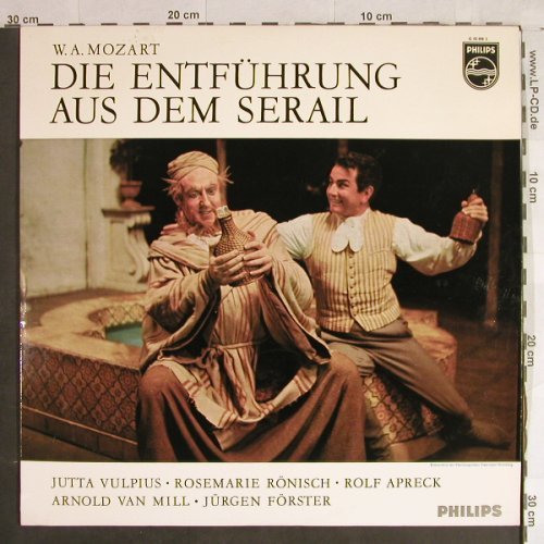 Mozart,Wolfgang Amadeus: Die Entführung aus dem Serail-Höhep, Philips(G 03 098 L), NL, 1962 - LP - L1385 - 7,50 Euro