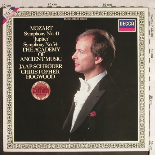 Mozart,Wolfgang Amadeus: Symphonie Nr.41, 34 -Jupiter, Decca(6.42974), D, Ri, 1984 - LP - L1390 - 6,00 Euro