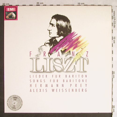 Liszt,Franz: Lieder für Bariton, EMI(29 0736 1), D/NL, 1979 - LP - L1420 - 6,00 Euro