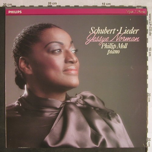 Norman,Jessye: Schubert Lieder, Philips(412 623-1), NL, 1984 - LP - L1455 - 6,00 Euro