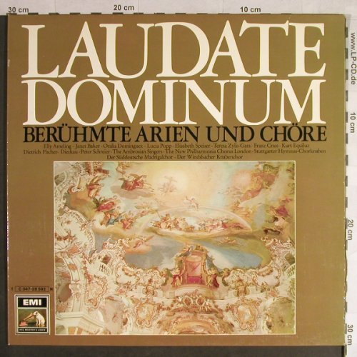 V.A.Laudate Dominum: Berühmte Arien u.Chöre, Foc, EMI Electrola(C 047-28 592), D,  - LP - L1513 - 5,00 Euro