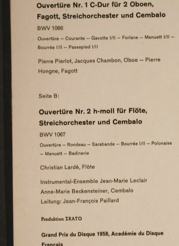 Bach,Johann Sebastian: Ouvertüren f.Orchester,BWV1066,1067, Christophorus(CGLP 75 735), D, Mono,  - LP - L1562 - 9,00 Euro