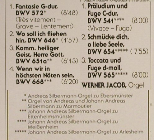Bach,Johann Sebastian: Orgelwerke,Toccata uFuge d-moll,565, EMI(7 69390 1), D, Ri, 1988 - LP - L1581 - 6,00 Euro